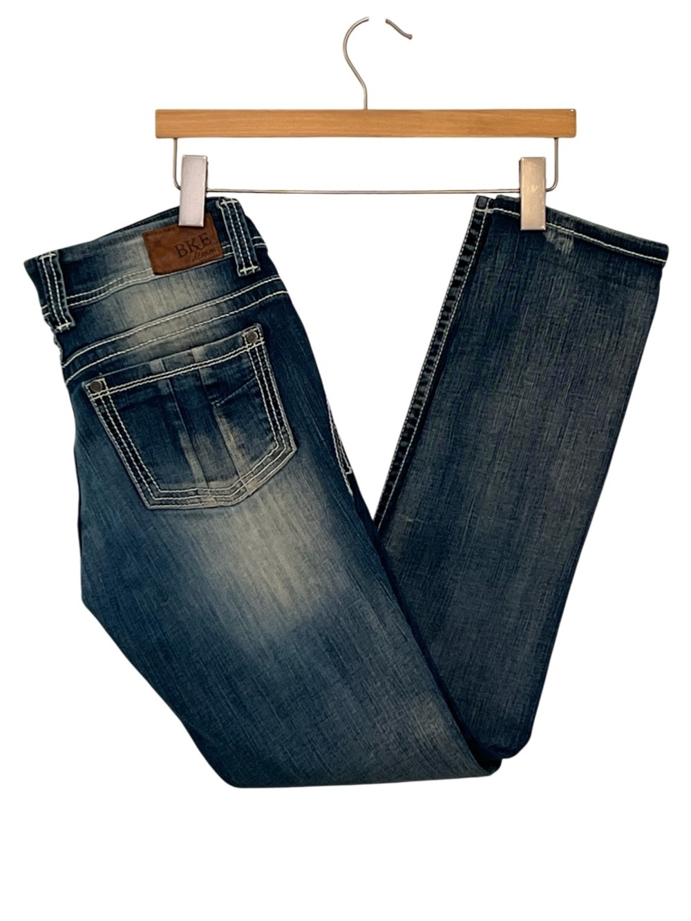 BKE Payton Low Rise Ankle Skinny Jeans Stretch Medium Wash 27S
